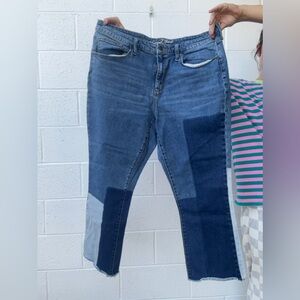 Universal Thread Denim Patchwork Boyfriend Jeans
